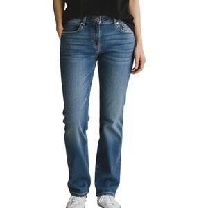 Tommy Hilfiger Women's Straight‎ Leg Jeans Blue Size 10R Mid Rise Classic Denim